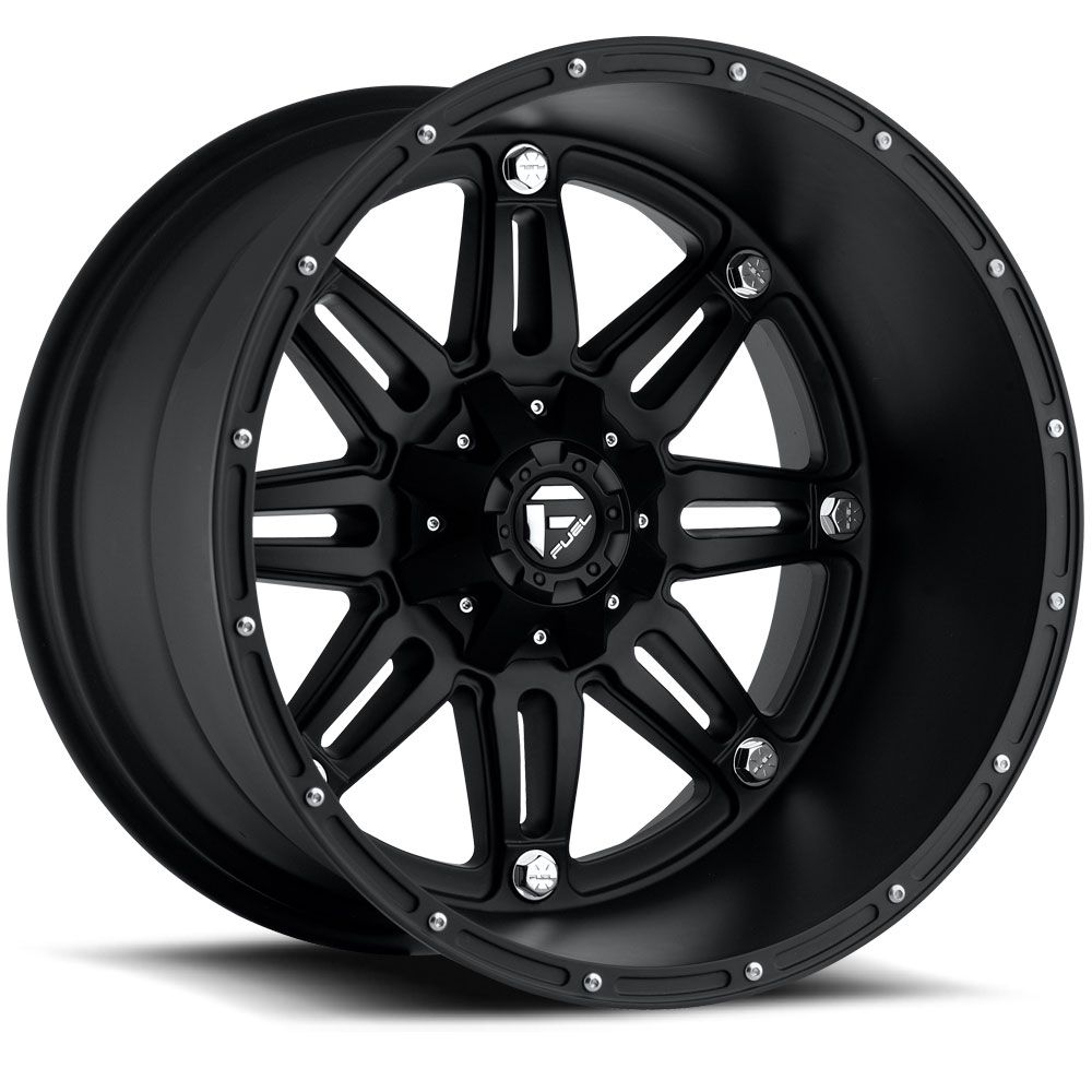 完売】 D531 海外輸入ホイール 燃料人質D531 HOSTAGE 17x9 Fuel MATTE 8x170 17x8.5  ET1マットブラックホイールリム（4個セット） Fuel Hostage D531 17x9 BLACK 8x170 ET1 Matte Black  Wheels Rims (Set of 4)